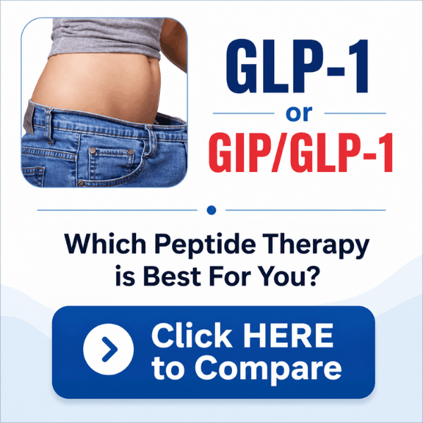 Compare GLP-1 to GIP/GLP-1