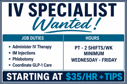 IV_Specialist_Wanted IV Specialist Wanted
